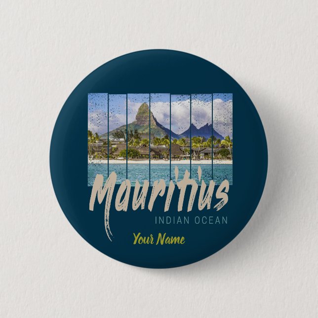 Badge Rond 5 Cm Souvenir de l'Indian (Devant)