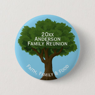 Badge Rond 5 Cm Souvenir de réunion en famille personnalisée
