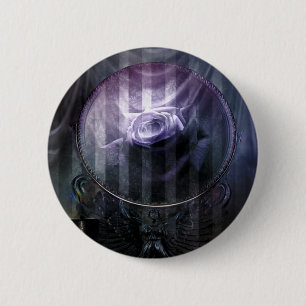Badge Rond 5 Cm Souvenirs Jamais Fade Goth Art