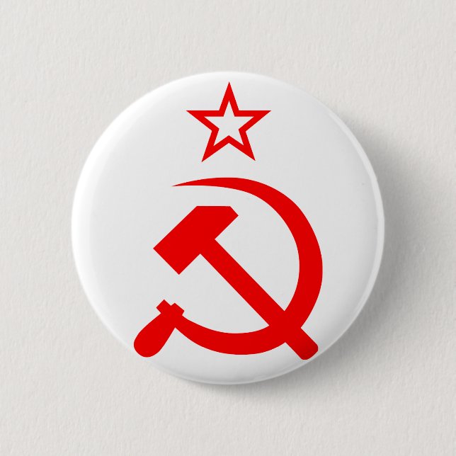 Badge Rond 5 Cm Soviet 2 (Devant)