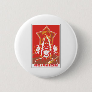 Badge Rond 5 Cm Soviétique
