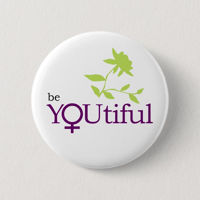 Badge Rond 5 Cm Soyez bouton de YOUtiful (Devant)