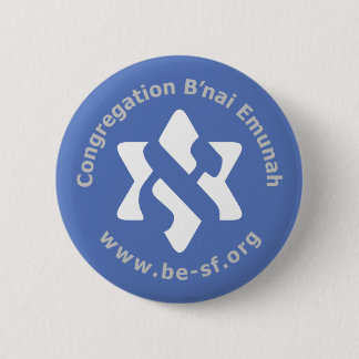 Badge Rond 5 Cm soyez étoile sur le bleu