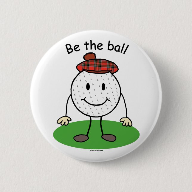 Badge Rond 5 Cm Soyez la boule (Devant)