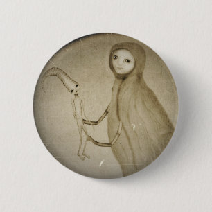 Badge Rond 5 Cm Soyez mon bouton d'ami