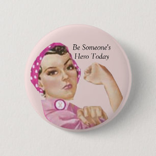 Badge Rond 5 Cm Soyez Someone'sHero aujourd'hui