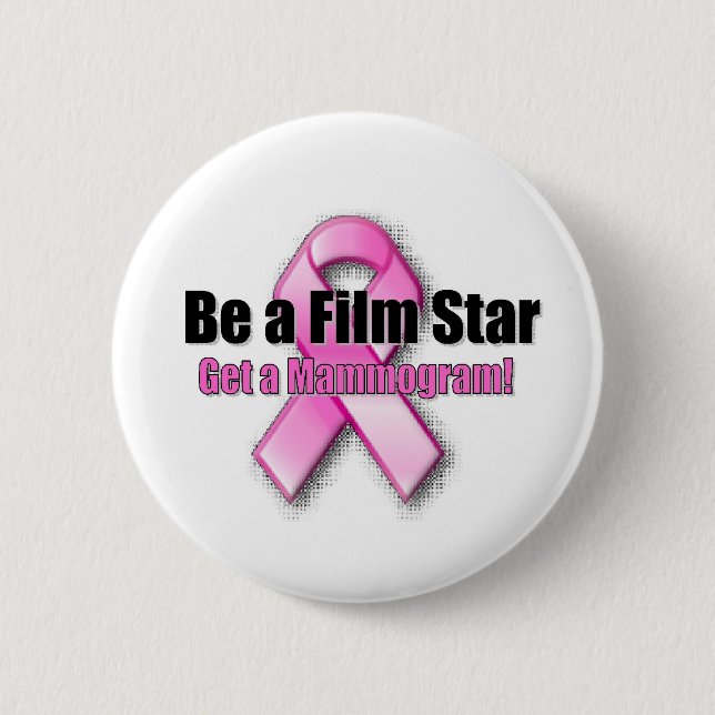 Badge Rond 5 Cm Soyez une vedette de film (Devant)