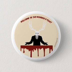 Badge Rond 5 Cm Soyons cryptiques : Wendigo