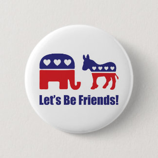 Badge Rond 5 Cm Soyons des amis !