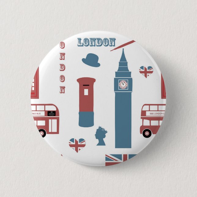 Badge Rond 5 Cm Special Londres (Devant)