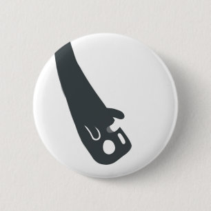Badge Rond 5 Cm Spectre à l'envers