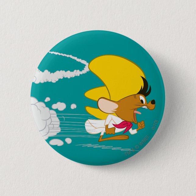 Badge Rond 5 Cm SPEEDY GONZALES™ s'exécute en couleur (Devant)