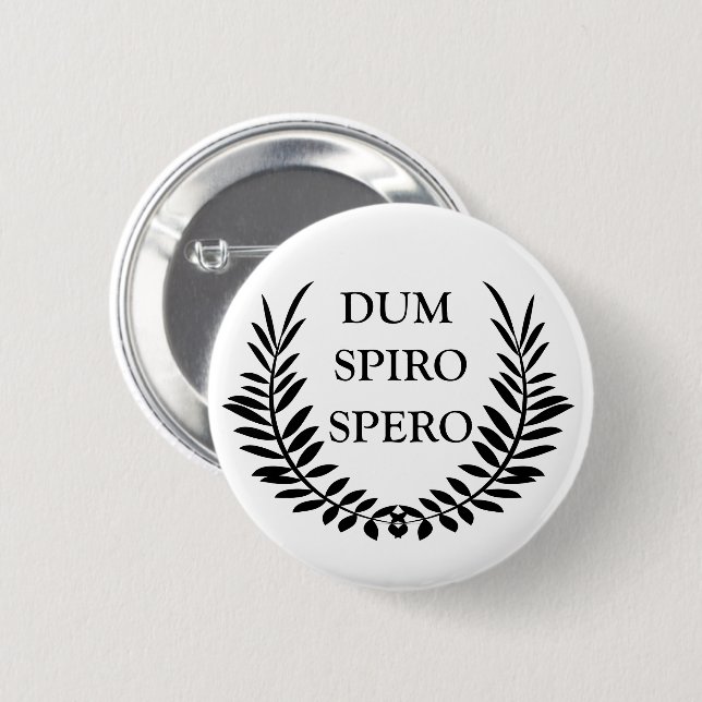 Badge Rond 5 Cm sperme spiro (Devant & derrière)