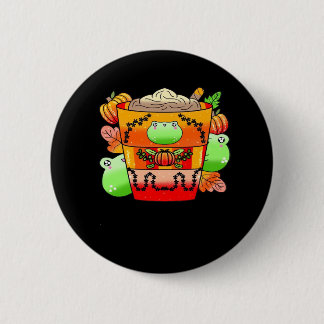 Badge Rond 5 Cm Spice Citrouille crémeuse Latte Saison