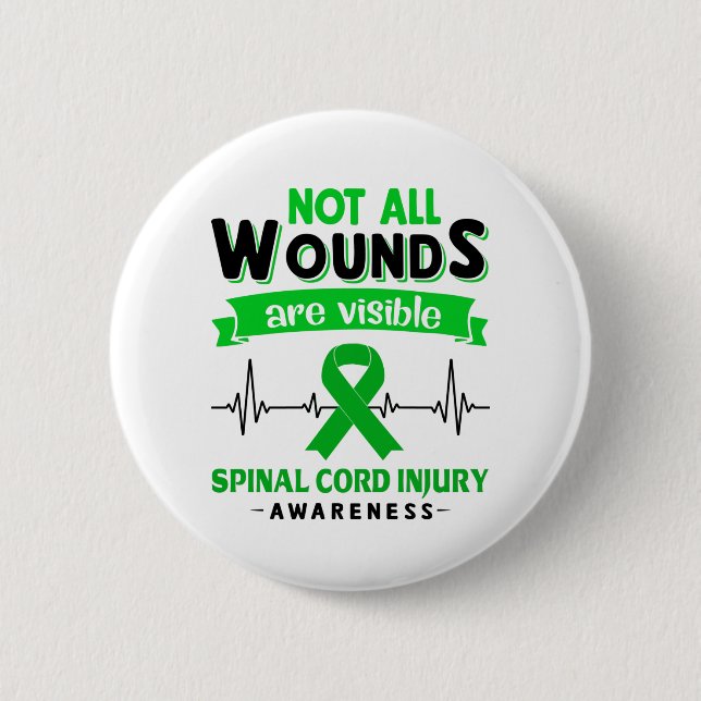 Badge Rond 5 Cm Spinal Cord Injury (Devant)