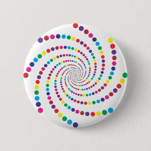 Badge Rond 5 Cm spirale de bulle