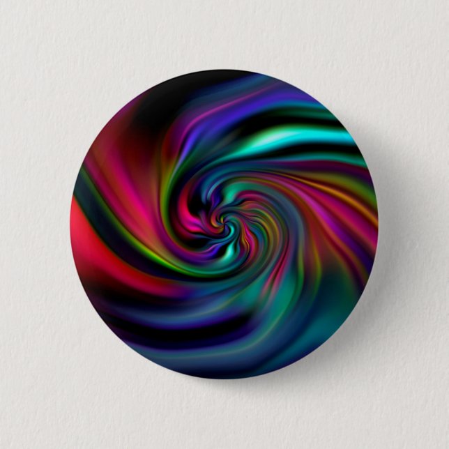 Badge Rond 5 Cm Spirales Arrière - plans Abstraites douces I (Devant)