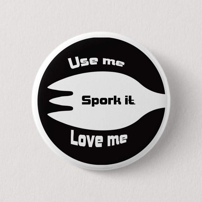 Badge Rond 5 Cm Spork il (Devant)