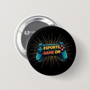 Badge Rond 5 Cm Sport de jeu d'esport