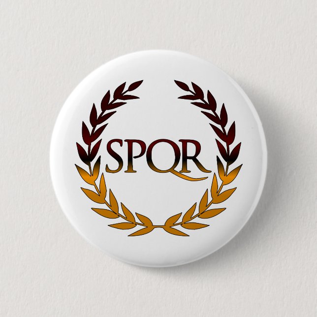 BADGE ROND 5 CM SPQR (Devant)