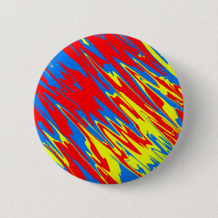 Badge Rond 5 Cm Spray Peint rouge jaune bleu