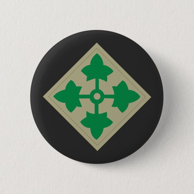 Badge Rond 5 Cm SSI - 4e division d'infanterie - texte (Devant)
