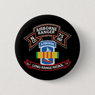 Badge Rond 5 Cm SSI - Vietnam - N Co 75th Ranger - 173e Airborne