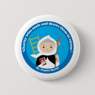 Badge Rond 5 Cm St. Angela Merici
