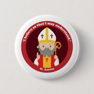 Badge Rond 5 Cm St. Anselm