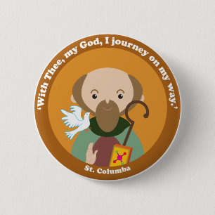 Badge Rond 5 Cm St. Columba