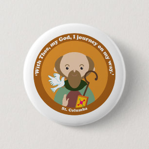 Badge Rond 5 Cm St. Columba
