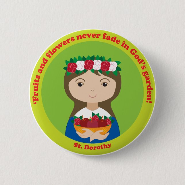 Badge Rond 5 Cm St Dorothy (Devant)