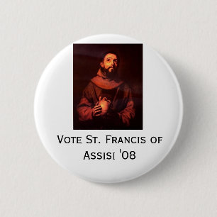 Badge Rond 5 Cm St Francis "08