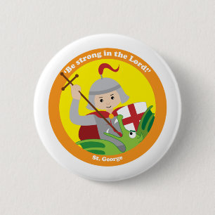 Badge Rond 5 Cm St George