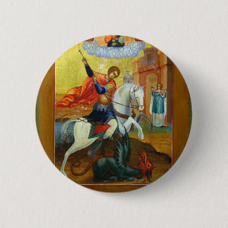Badge Rond 5 Cm St George