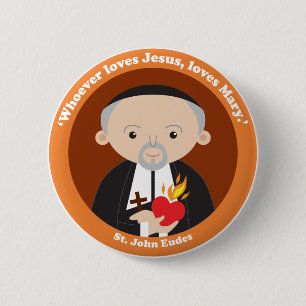 Badge Rond 5 Cm St. John Eudes