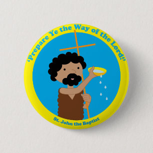 Badge Rond 5 Cm St John le baptiste