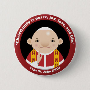 Badge Rond 5 Cm St John XXIII