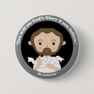 Badge Rond 5 Cm St Lazarre