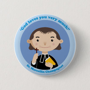 Badge Rond 5 Cm St Marcellin Champagnat