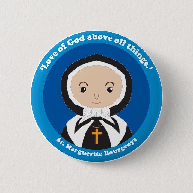 Badge Rond 5 Cm St. Margaret Bourgeoys (Devant)