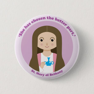 Badge Rond 5 Cm St Mary de Bethany