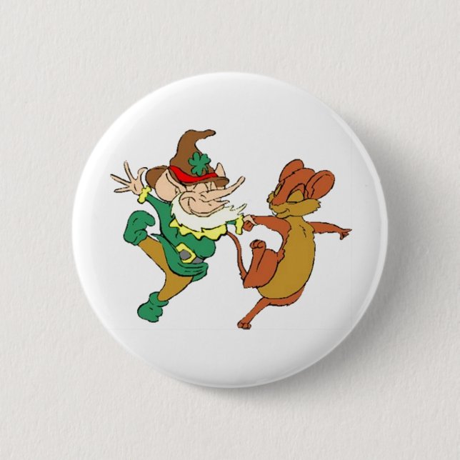 Badge Rond 5 Cm St. Paddy's Odd Couple (Devant)