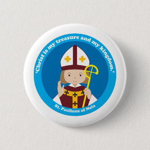 Badge Rond 5 Cm St Paulinus de Nola