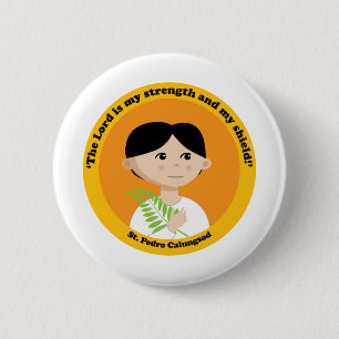 Badge Rond 5 Cm St. Pedro Calungsod