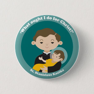 Badge Rond 5 Cm St. Stanislaus Kostka