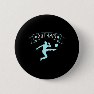 Badge Rond 5 Cm Stade de soutien aux fans de football de Gotham Mo