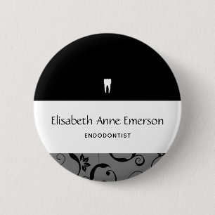 Badge Rond 5 Cm Staff pro Damask
