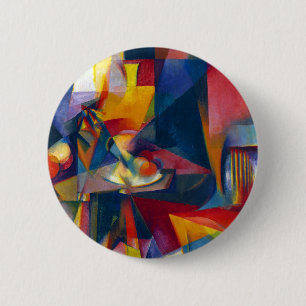 Badge Rond 5 Cm Stanton Macdonald Wright Synchromie 3