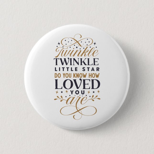 Badge Rond 5 Cm Star de Twinkle (Devant)
